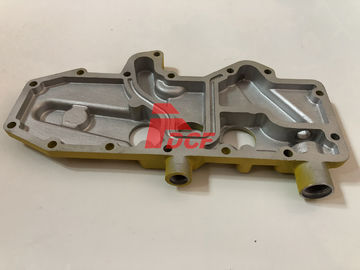 เครื่องยนต์ C7 ฝาครอบน้ำมันคูลเลอร์สำหรับชิ้นส่วนเครื่องยนต์ขุด